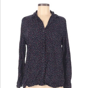 Beachlunchlounge collection navy polka dot top